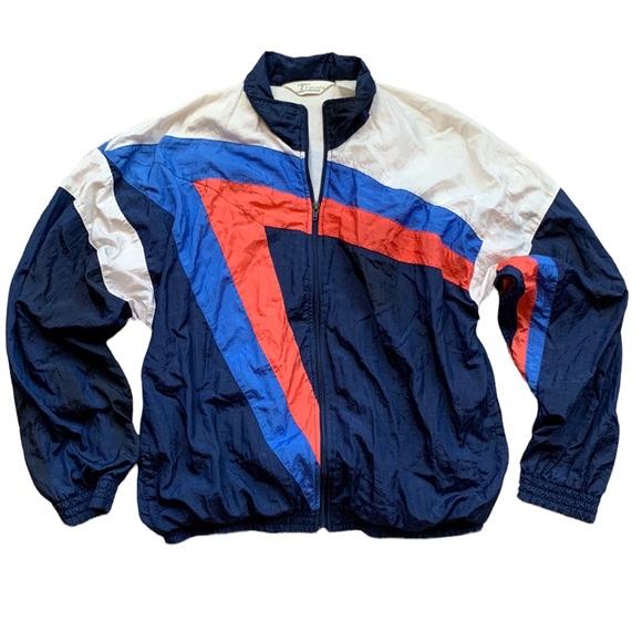 Vintage Other - Vintage Bold Windbreaker Jacket